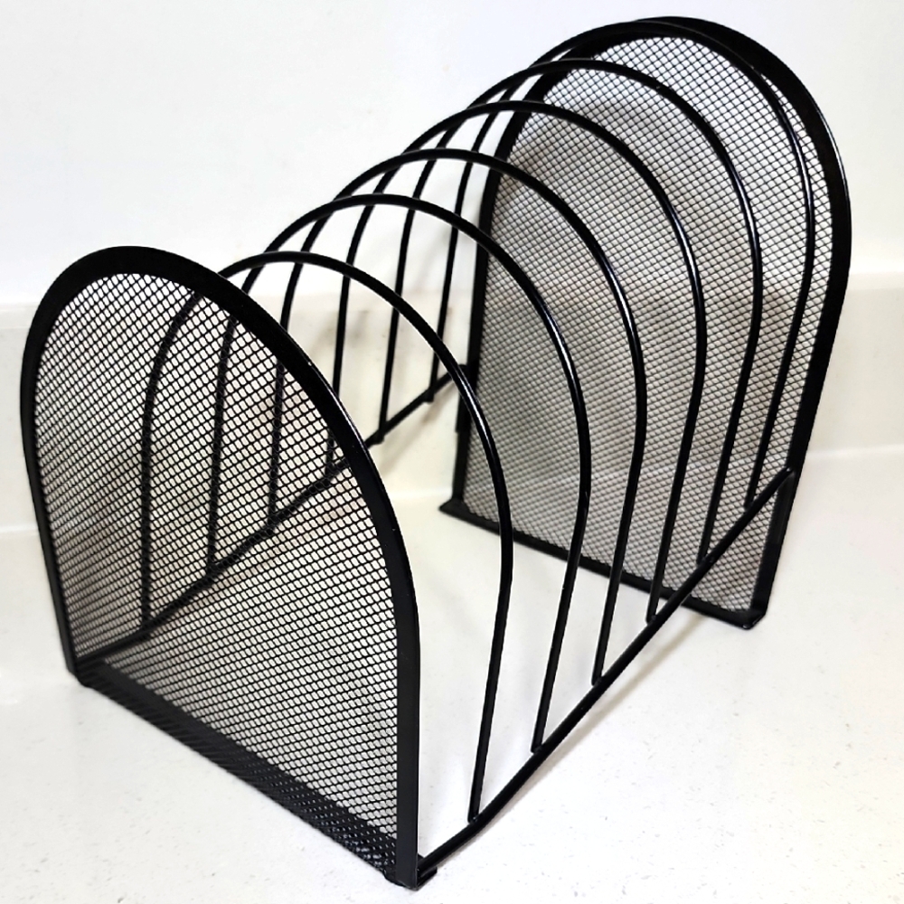 Step File Organizer Black Mesh 7 Compartments. New No Tags